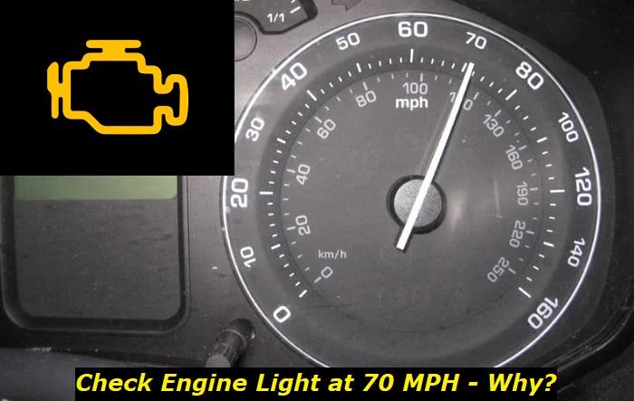 check engine light at 70 mph